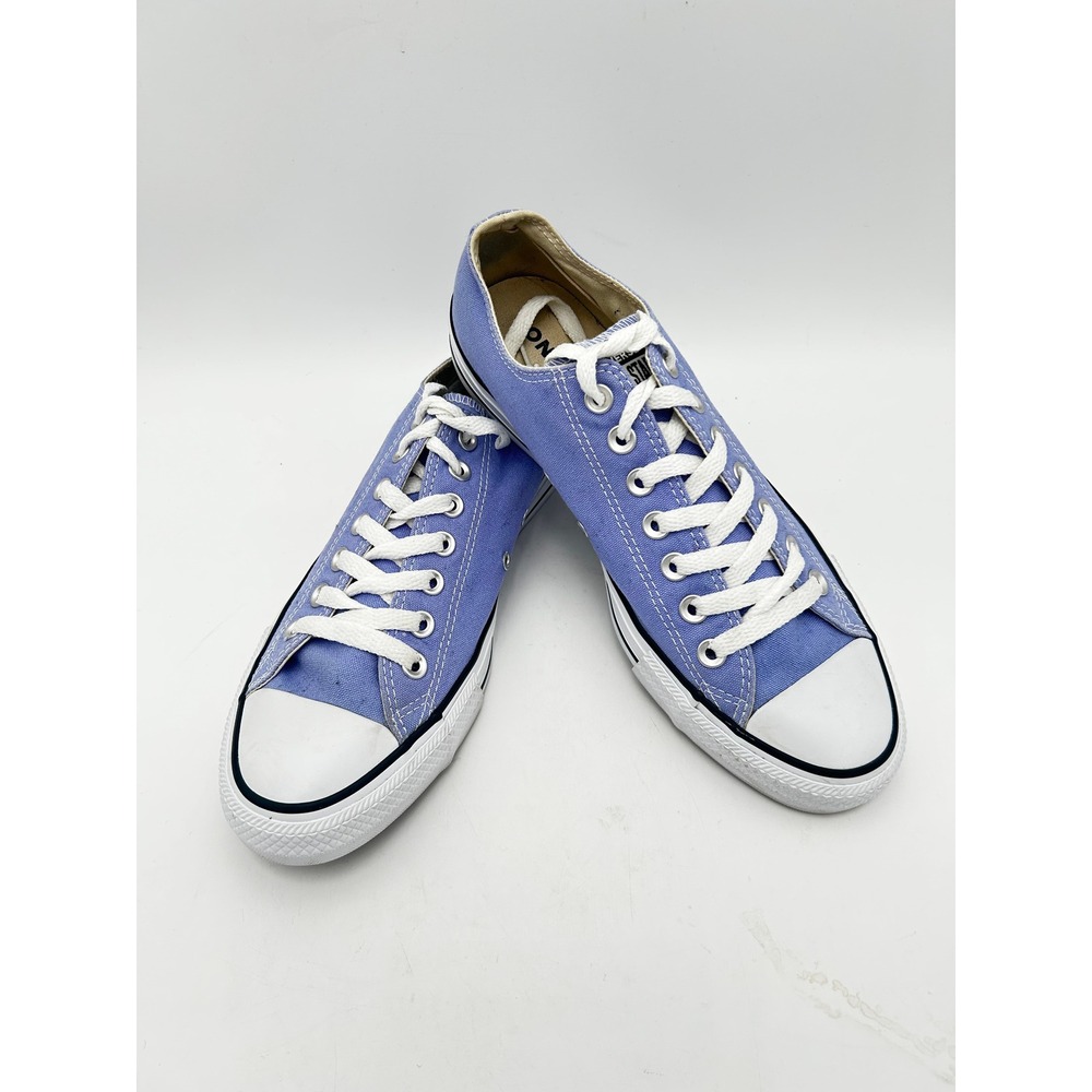 Converse All Star Ox Chuck Taylor Low Top Sneaker Periwinkle Canvas M8.5 W10.5 - Picture 3 of 14